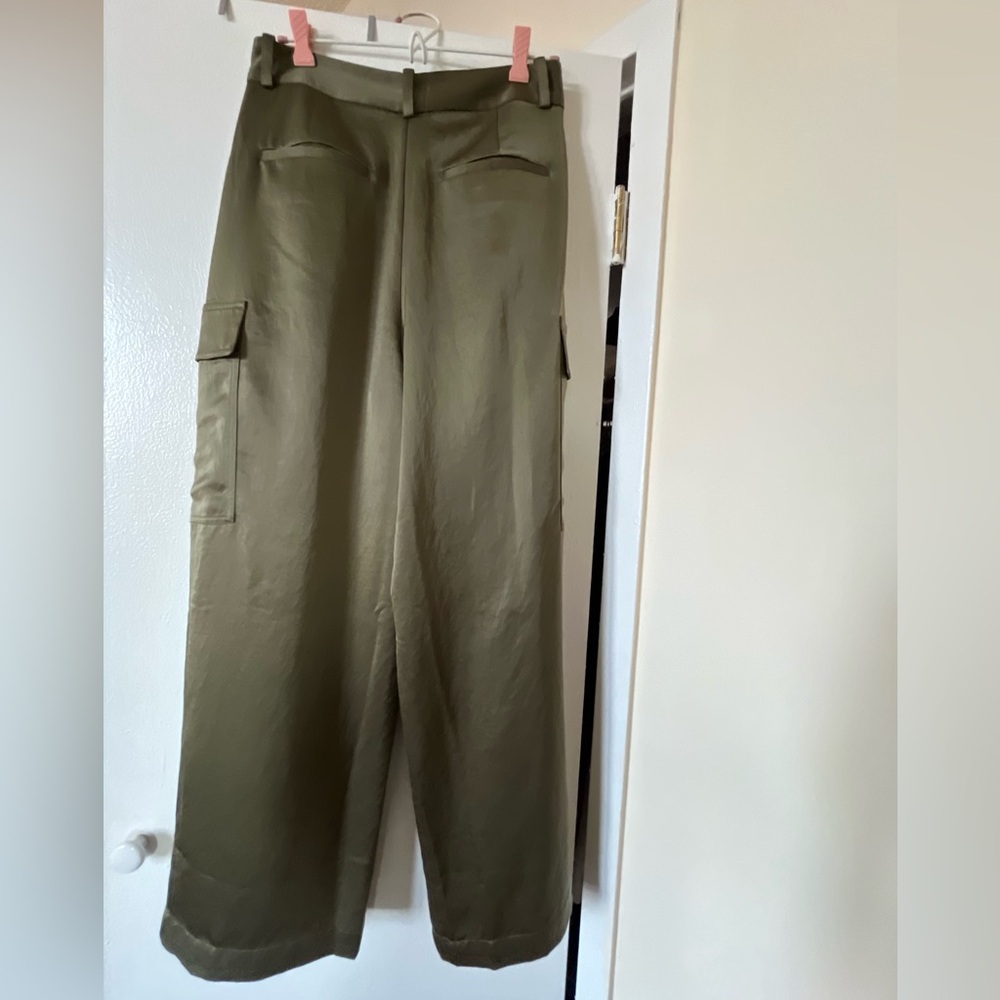 Madewell satin cargo pants - Picture 2 of 2